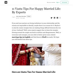 11 Vastu Tips For Happy Married Life: By Experts
