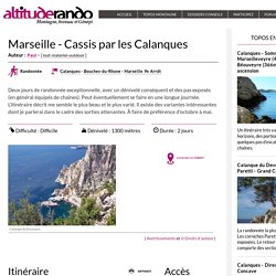 Marseille - Cassis par les Calanques