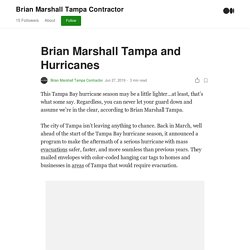 Brian Marshall Tampa and Hurricanes