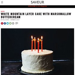 White Mountain Layer Cake with Marshmallow Buttercream Recipe