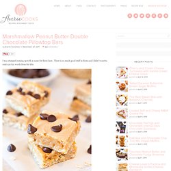 Marshmallow Peanut Butter Double Chocolate Pillowtop Bars