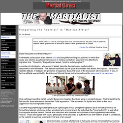 The Martialist: The Magazine For Those Who Fight Unfairly