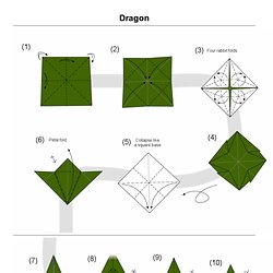 Martin's Origami: Dragon