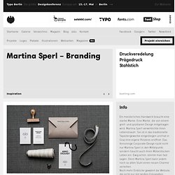Martina Sperl – Branding