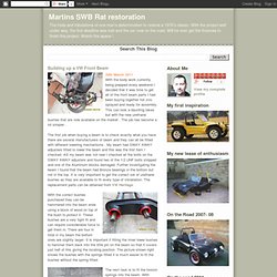 Martins SWB Rat restoration: Building up a VW Front Beam