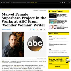 Marvel Project in Development From ‘Wonder Woman’ Writer