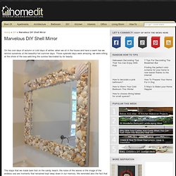 Marvelous DIY Shell Mirror