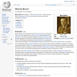 Marvin Bower