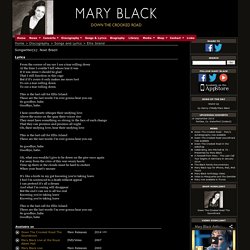 Mary Black - Discography