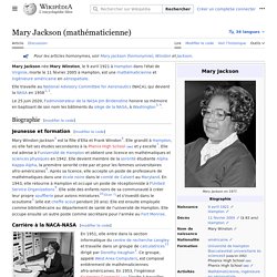 Mary Jackson (mathématicienne)