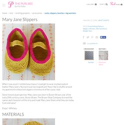 Mary Jane Slippers