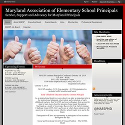 Maryland Assoc. of Elementary School Principals / Overview