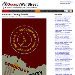 Maryland: Occupy The G8