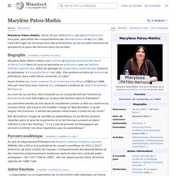 Marylène Patou-Mathis
