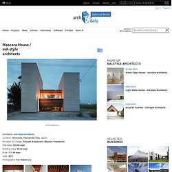 Mascara House / mA-style architects