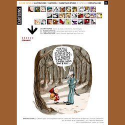 Cartoons, dessins presse, mascottes et personnages pour l'animation book Olivier Thévin