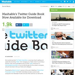 039;s Twitter Guide Book Now Available for Download