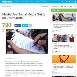 s Social Media Guide for Journalists