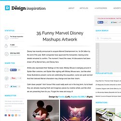 35 Funny Marvel Disney Mashups Artwork