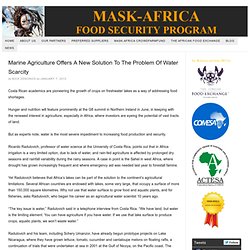 Mask Africa Renewable Energy Food Security News Mask Africa Mask-Africa: Food Security