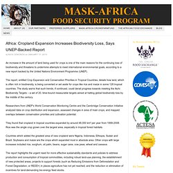 Mask Africa Renewable Energy Food Security News Mask Africa Mask-Africa: Food Security