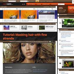 Masking hair with fine strands