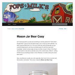 Mason Jar Bear Cosy