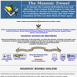 Masonic Books Online