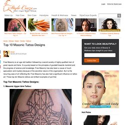 Top 10 Masonic Tattoo Designs