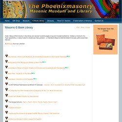 Masonic E-Book Library