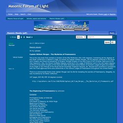 Masonic Forum of Light - Masonic Ebooks (pdf)