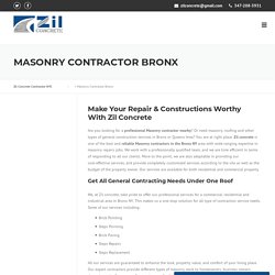 Masonry Contractor Bronx NY - Zil Concrete