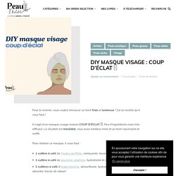 DIY masque visage : COUP D’ÉCLAT