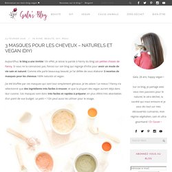 3 masques pour les cheveux naturels et vegan (DIY)