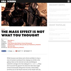 The Mass Effect Is Not What You Thought