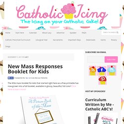 New Mass Responses Booklet for Kids – Free to Print!