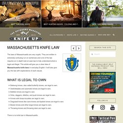 Massachusetts Knife Law - Knife Up