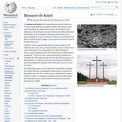 1940 Massacre de Katyń