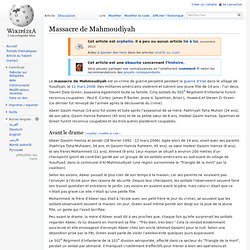 12/03/2006 Massacre de Mahmoudiyah
