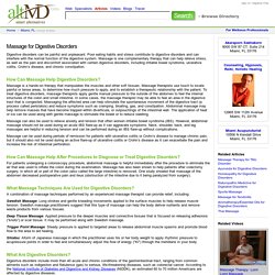 Massage for Digestive Disorders - altMD.com Article