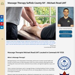 Michael Read LMT - Massage Therapist in NY
