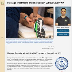 Contact Michael Read LMT for a Massage Therapy Free Consultation