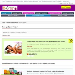 Body Massage in Udaipur,Top Massage Centres Spa in Uaipur