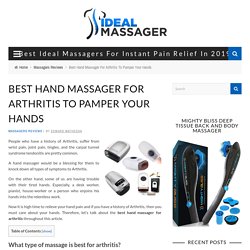 5 Best Hand Massager For Arthritis To Pamper Your Hands