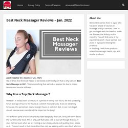 Best Neck Massager (August 2017) - Buyer's Guide and Reviews - Massage and Spa Club
