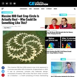 Massive 800 Foot Crop Circle Is Actually Real – Who Could Do Something Like This?