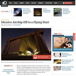 Massive Airship Off to a Flying Start