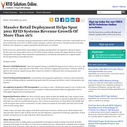 Massive Retail Deployment Helps Spur 2011 RFID Systems Revenue G