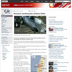 Massive earthquake strikes Chile