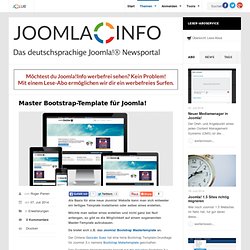Master Bootstrap-Template für Joomla! - Joomla!Info